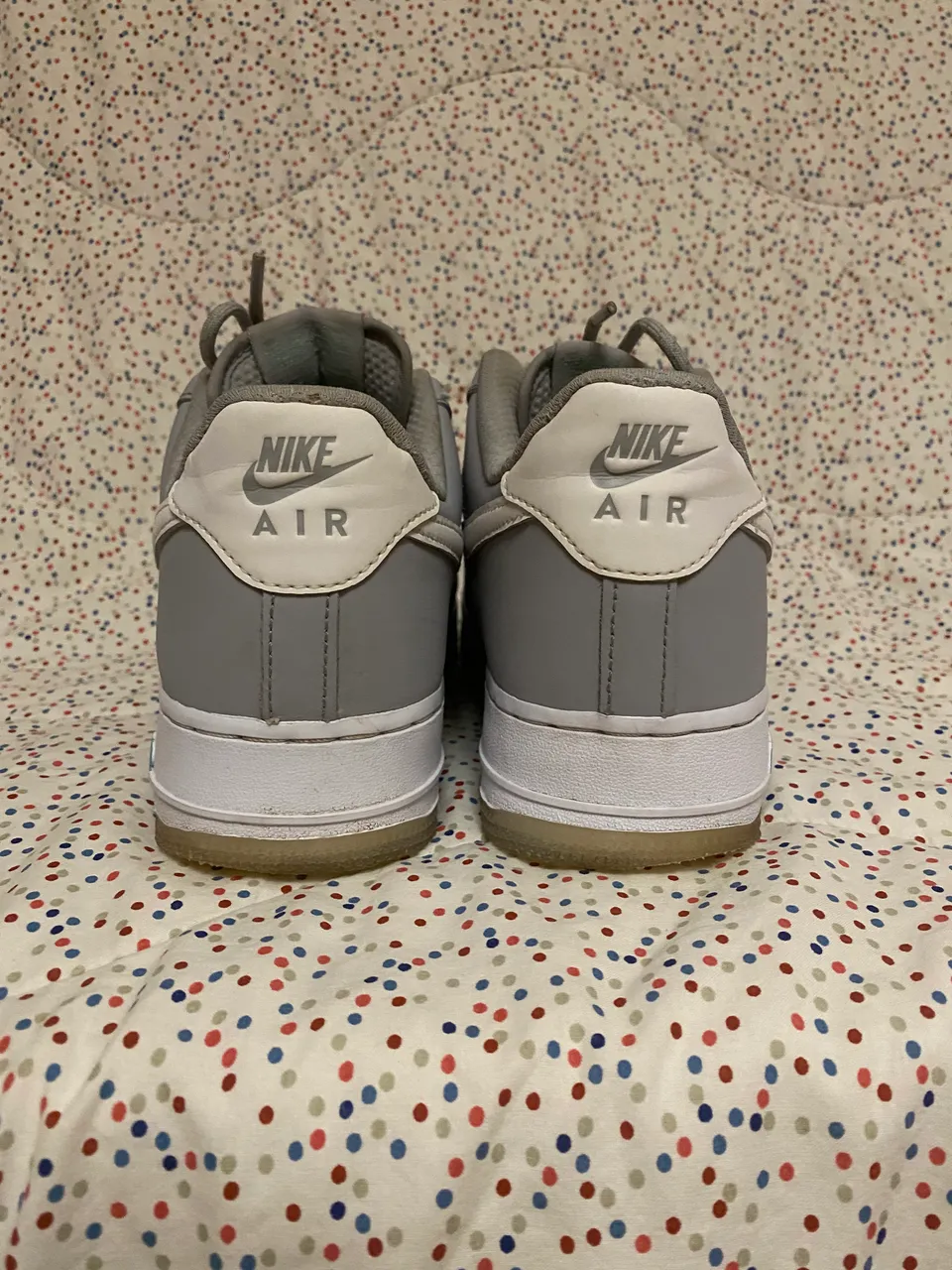 Nike Air — серые — пятка