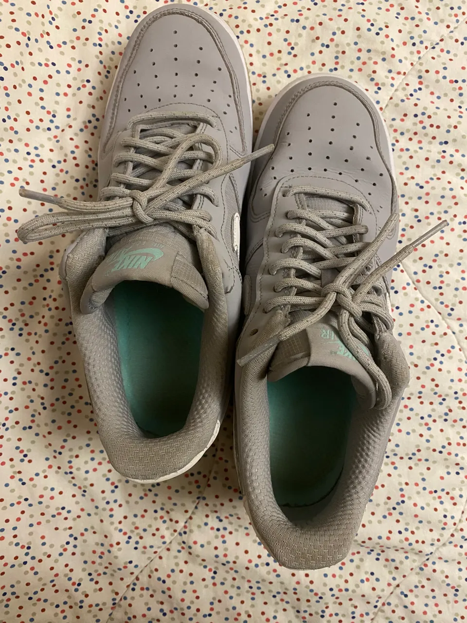 Nike Air — серые — сверху